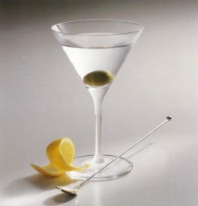 Cocktail martini dry